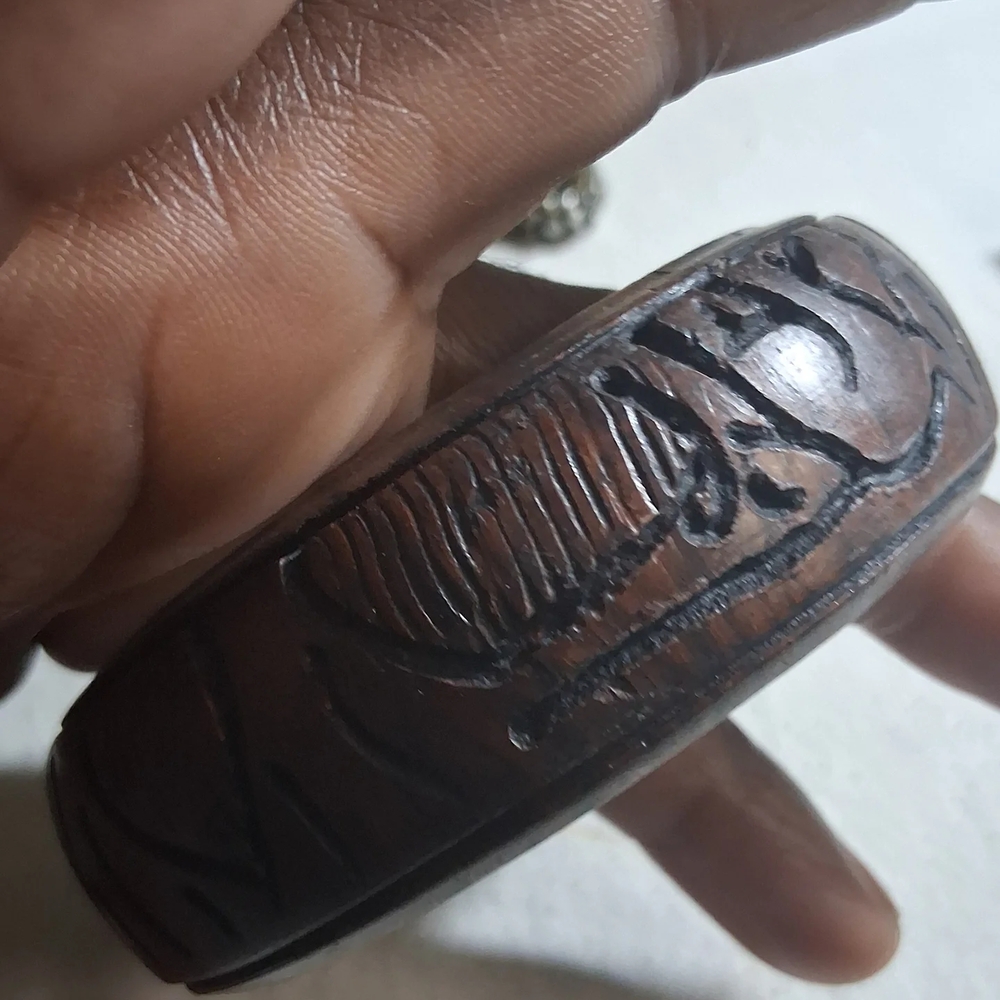 Handcrafted Dark Brown Leather Bracelet